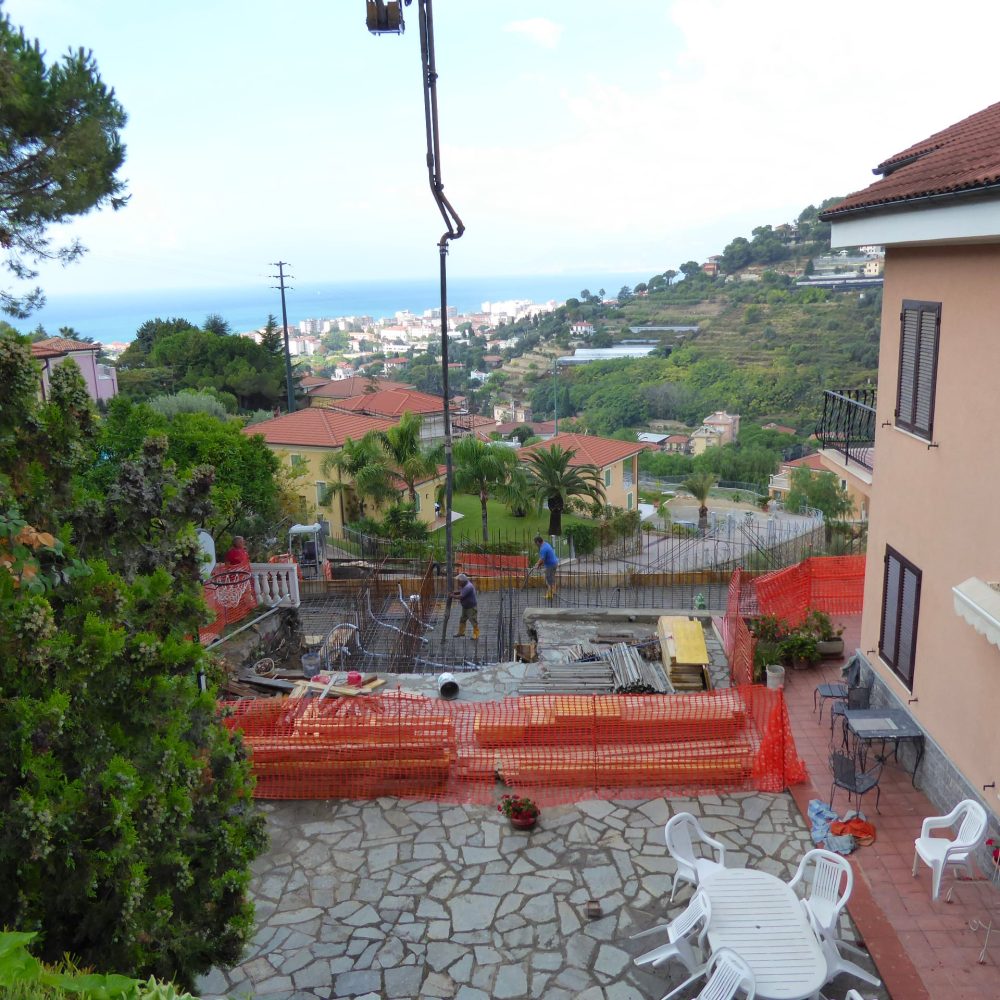 Getto 2° solaio piscina